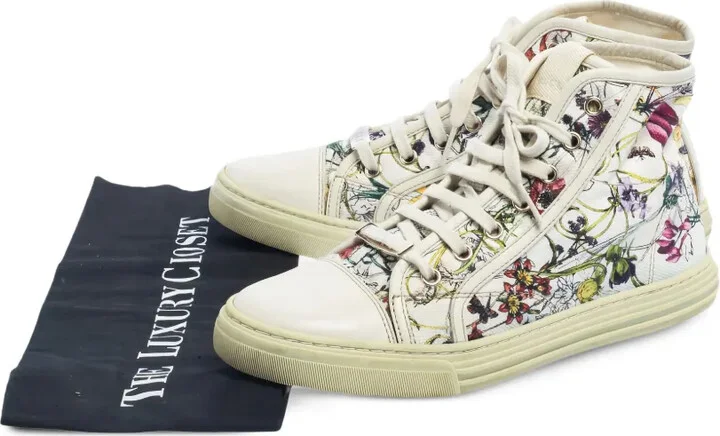 Floral High Top Sneakers - Image 5