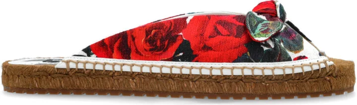 Floral Motif Slides, , - Multicolour