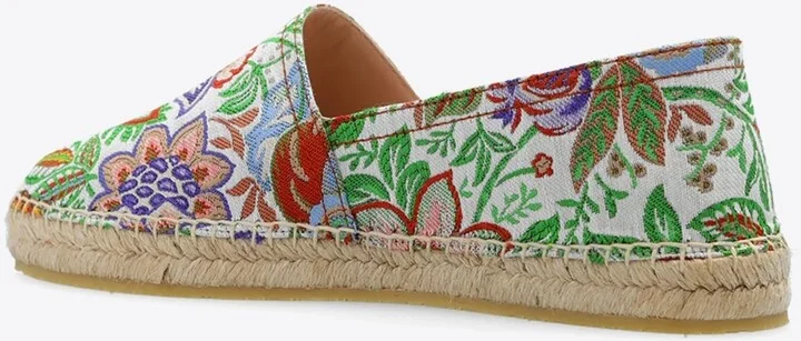 Floral Paisley Jacquard Espadrilles - Image 2