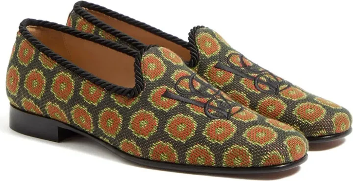 Floral-Patterned Slip-On Loafers - Image 2