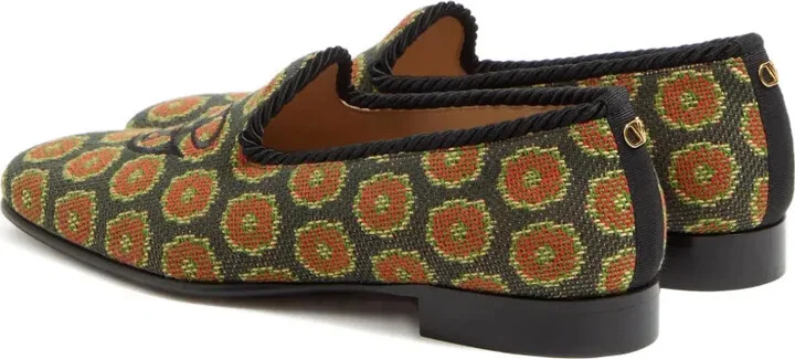Floral-Patterned Slip-On Loafers - Image 5