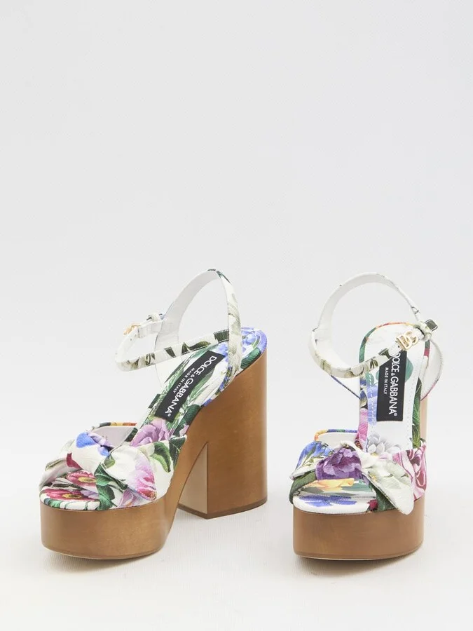 Floral Platform Sandals - Image 5