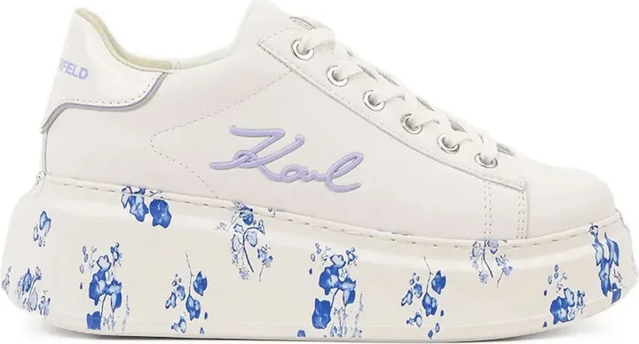Floral Platform Sneakers