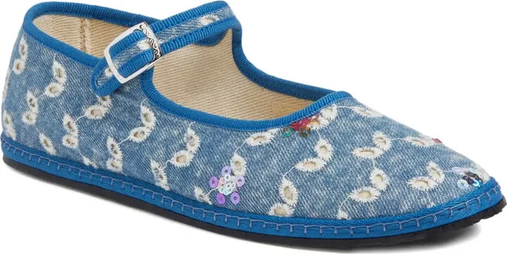 Floral-Print Ballet Flats - Image 2