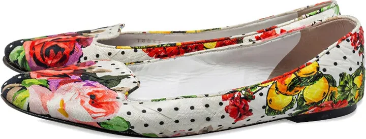 Floral-Print Ballet Flats - Image 2