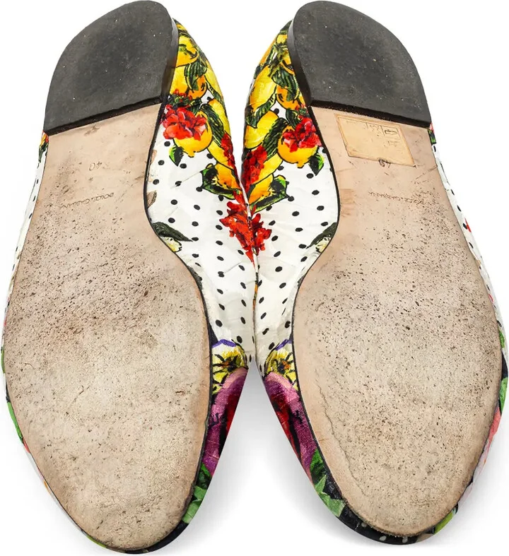 Floral-Print Ballet Flats - Image 4