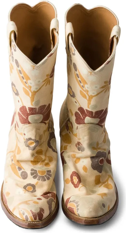 Floral-Print Cowboy Boots - Image 4