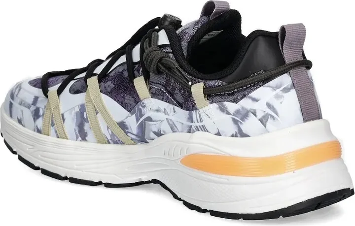 Floral-Print Lace-Up Low-Top Sneakers - Image 2