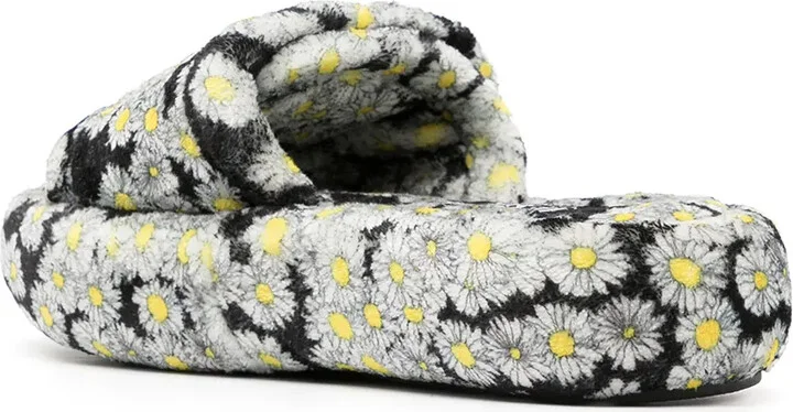 Floral-Print Platform Slides - Image 3
