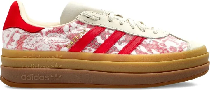 Floral-Print Platform Sneakers
