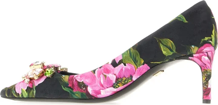 Floral-Print Pumps - Image 3