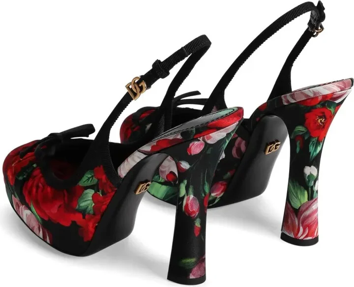 Floral-Print Pumps - Image 3