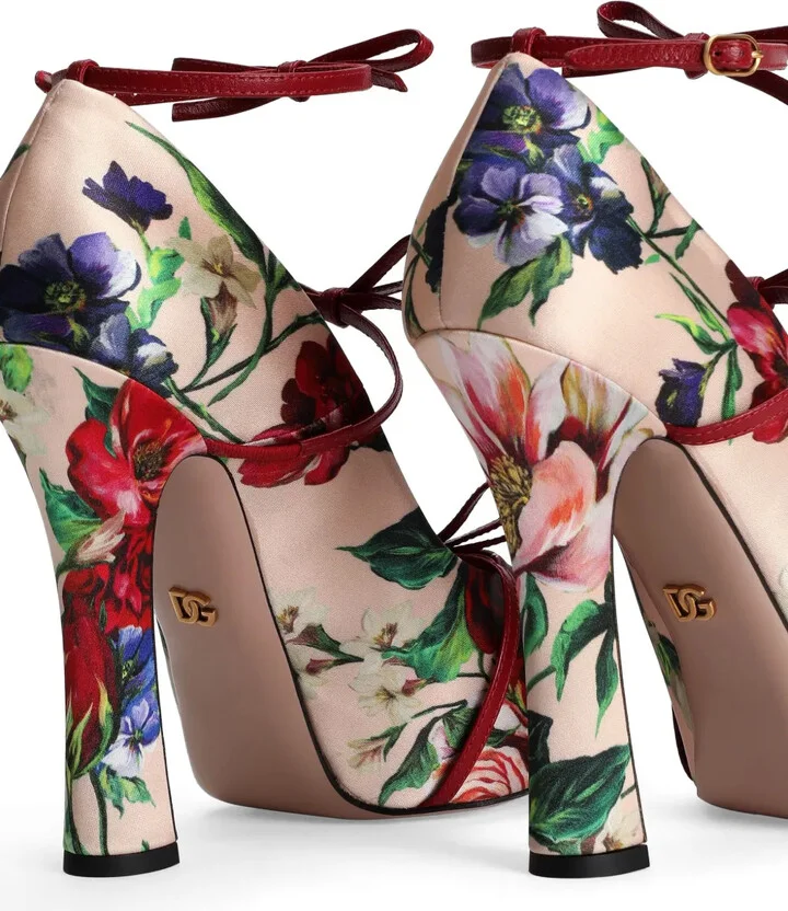 Floral-Print Pumps - Image 4