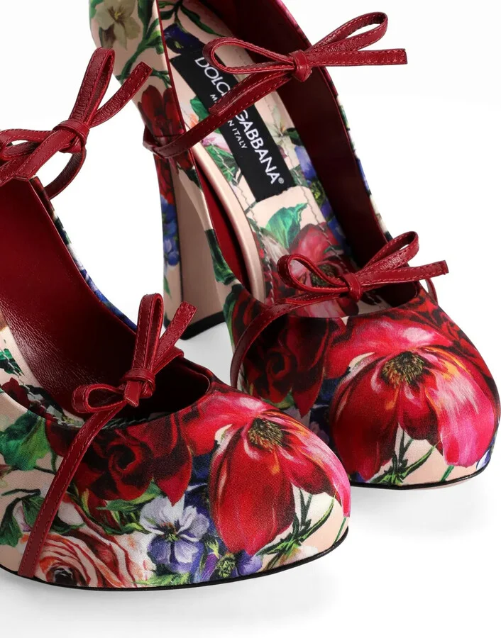 Floral-Print Pumps - Image 5