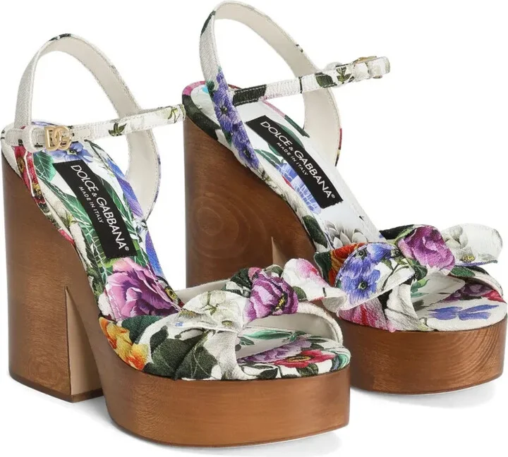 Floral-Print Sandals - Image 2