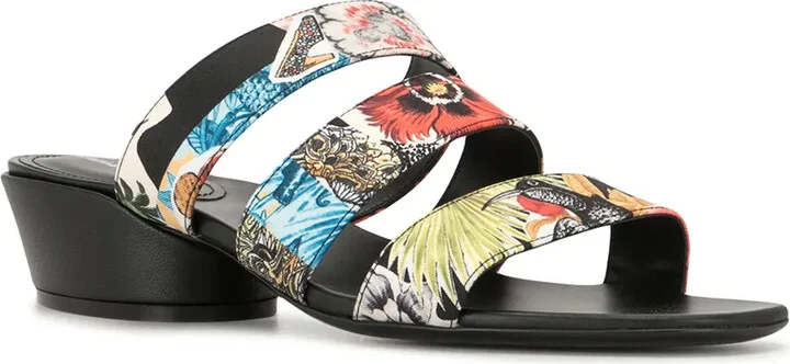 Floral-Print Sandals - Image 2