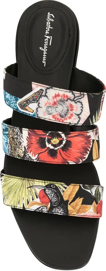 Floral-Print Sandals - Image 4