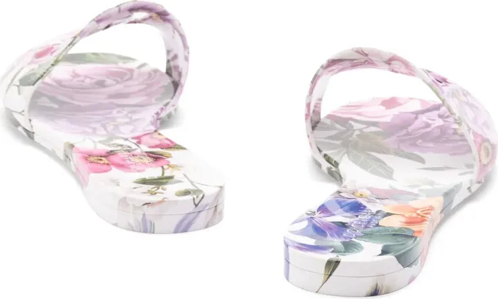 Floral-Print Slides - Image 3
