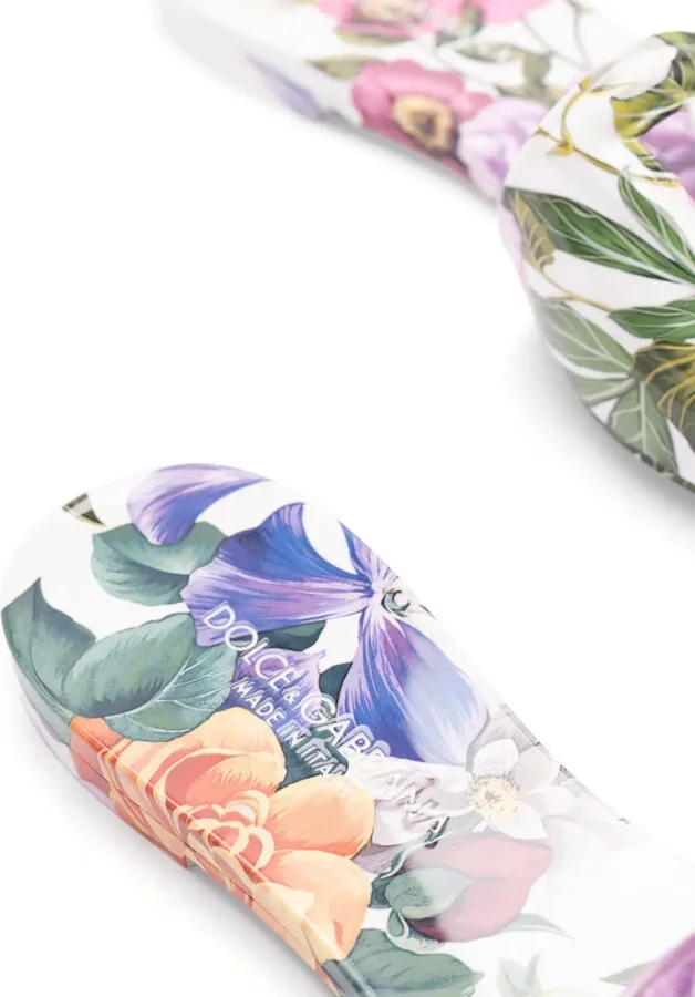 Floral-Print Slides - Image 5