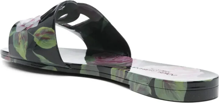 Floral-Print Slides - Image 3