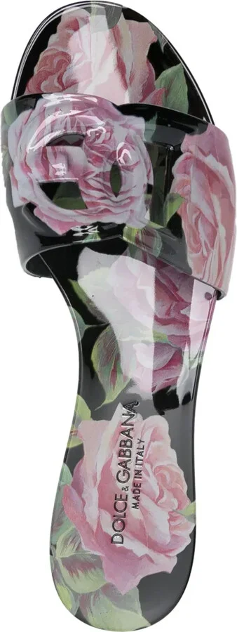 Floral-Print Slides - Image 4