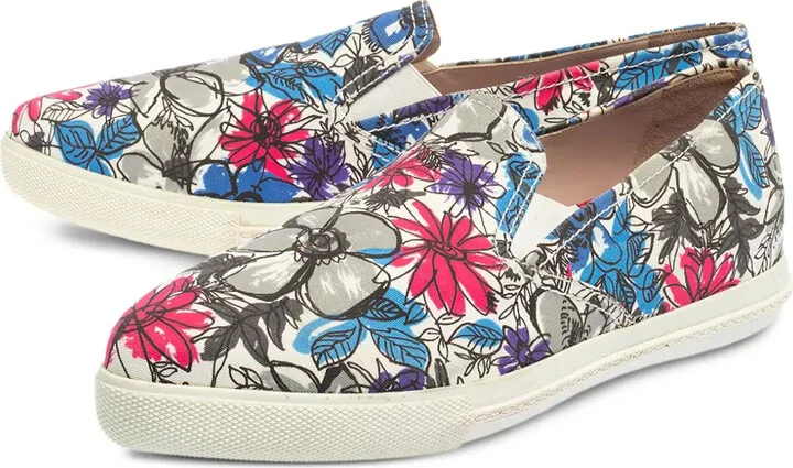 Floral-Print Slip-On Sneakers - Image 2