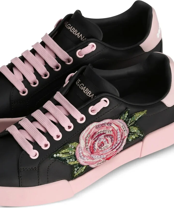 Floral-Print Sneakers - Image 4