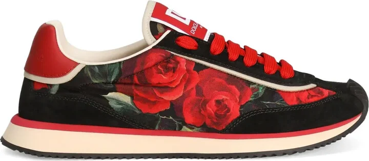 Floral-Print Sneakers