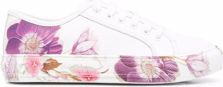 Floral-Print Sneakers