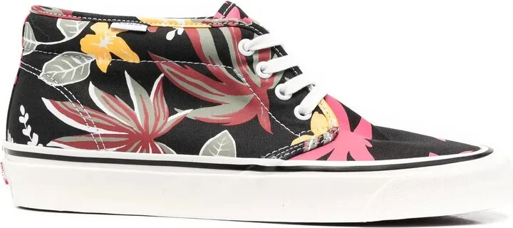Floral-Print Trainers