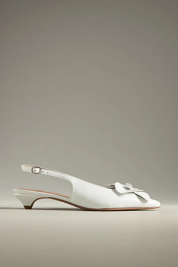 Floral Slingback Heels - Image 5