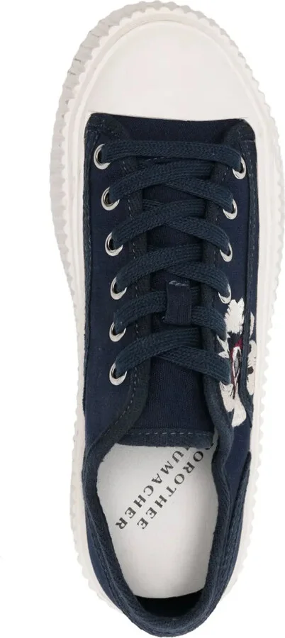 Floral Sportiness canvas trainers - Image 4