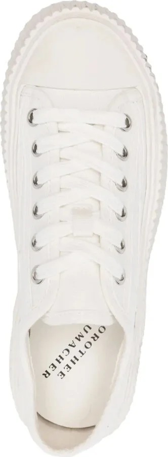 Floral Sportiness canvas trainers - Image 4