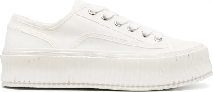 Floral Sportiness canvas trainers