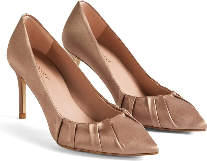 Florena Pleated Pointed Toe Pump