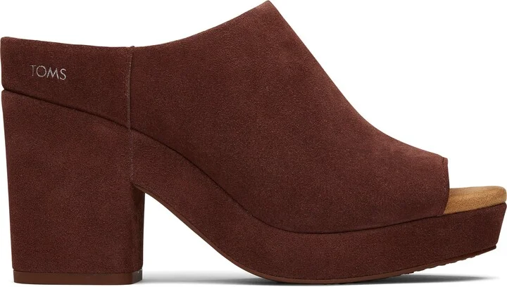 Florence Chestnut Suede Sandal