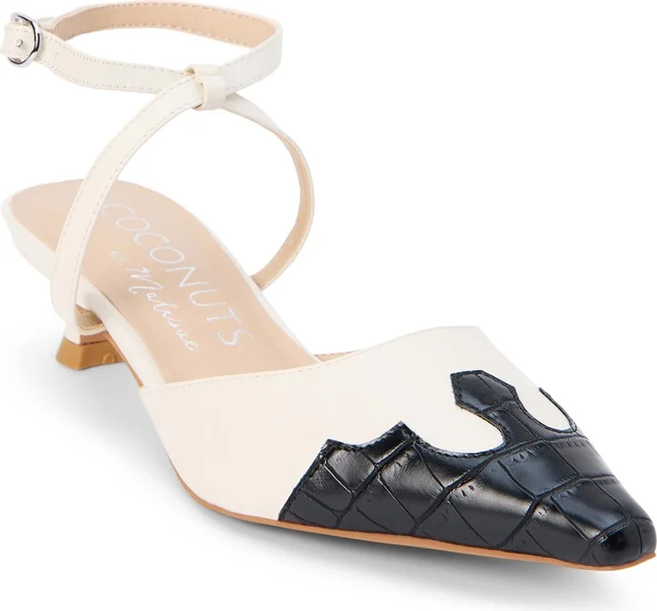 Florence Kitten Heel Spectator Pump