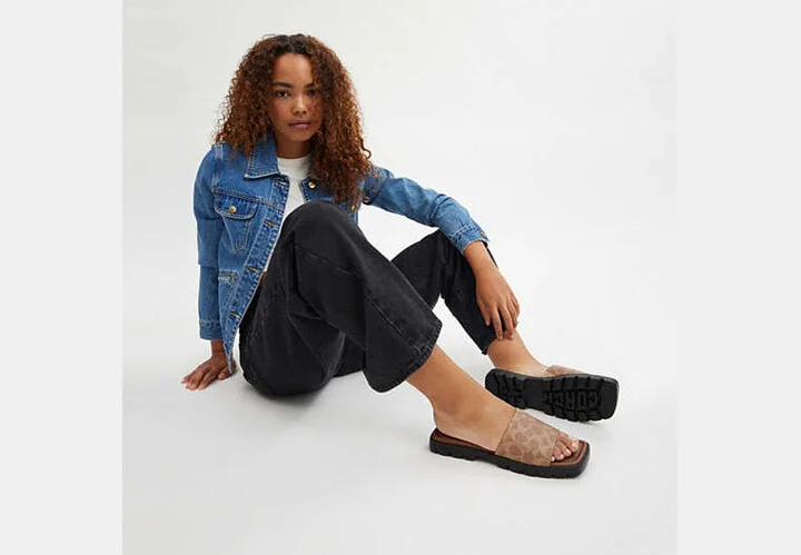 Florence Sandal In Signature Canvas - Image 6