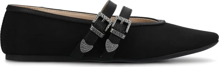 Florene Double Buckle Mary Jane Flat - Image 4