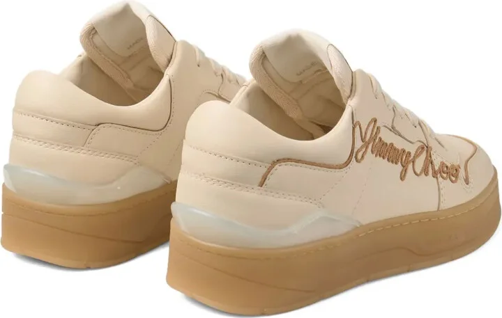Florent embroidered leather sneakers - Image 4