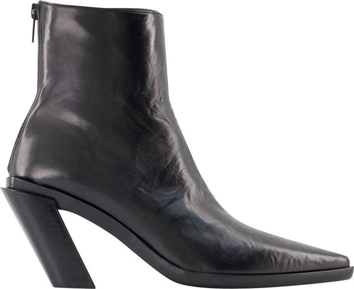 Florentine Ankle Boots - Ann Demeulemeester - Black - Leather