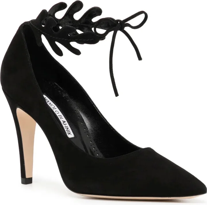 Florettehi 100mm suede pumps - Image 2