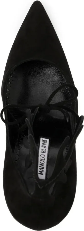 Florettehi 100mm suede pumps - Image 4