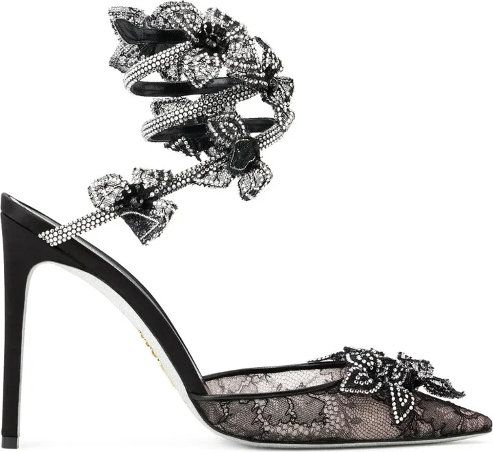 Floriane 105mm lace pumps