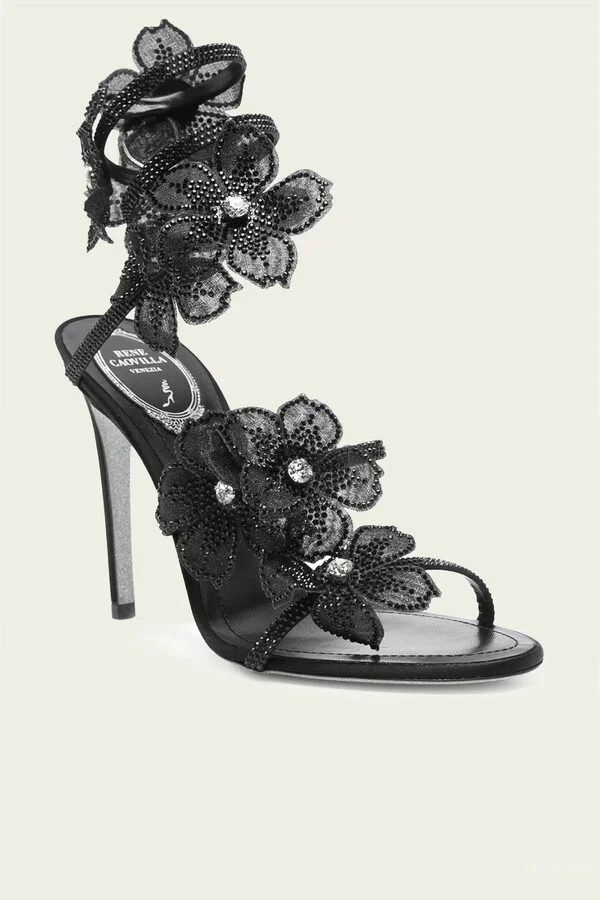 Floriane Sandal 105 in Black - Image 2