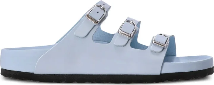 Florida Fresh triple-buckle flat sandals