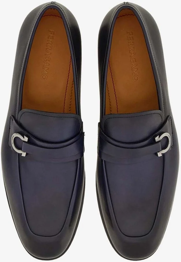 Florio Gancini Leather Loafers - Image 2