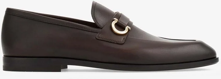 Florio Gancini Leather Loafers
