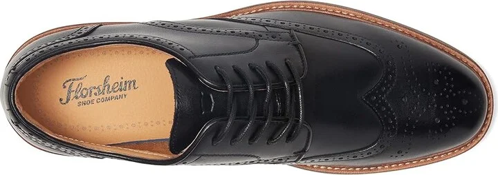 Florsheim Anthem Wing Tip Oxford Men's Shoes Black : 10.5 M (D), Leather - Image 2