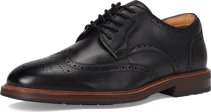 Florsheim Anthem Wing Tip Oxford Men's Shoes Black : 10.5 M (D), Leather - Image 5